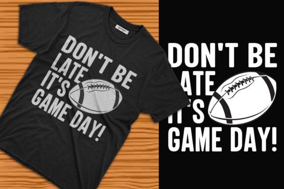 American Football Game Day Tee Design Graphics