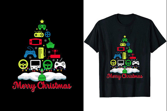 Christmas Game T-Shirt Graphics & Designs