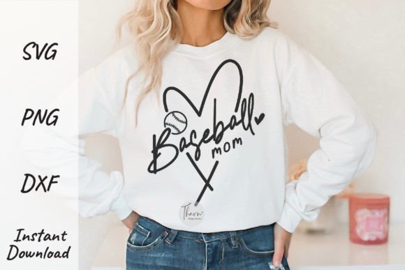 Game Day Baseball Mom Graphics & T-Shirt Designs