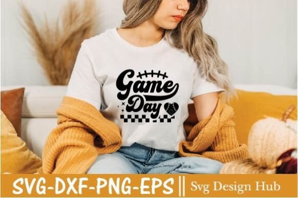 Game Day Svg Football Graphics & T-Shirt Designs