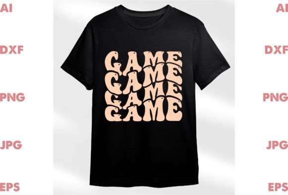 Game Graphics for T-Shirt Designs