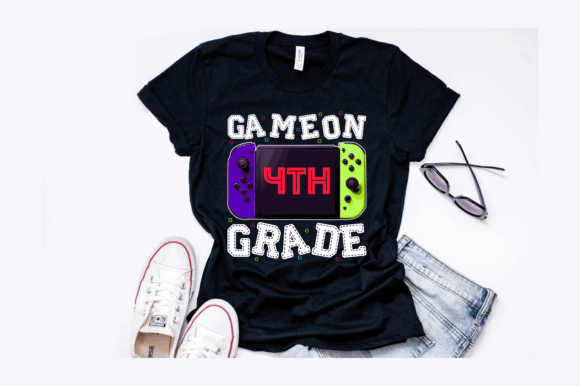 Game on 4th Grade T-Shirt Design: Graphics Review