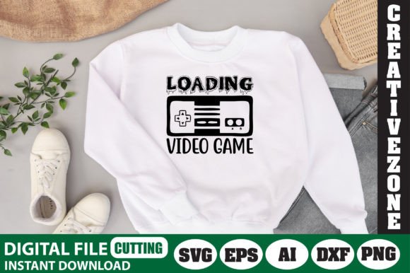 Loading Video Game Graphics for T-Shirt Designs