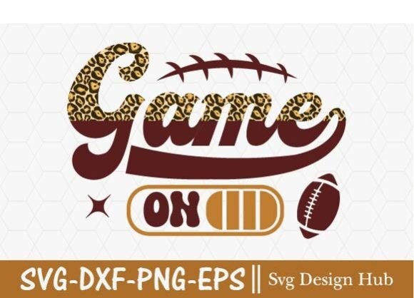 Retro Football Graphics for T-Shirt Designs