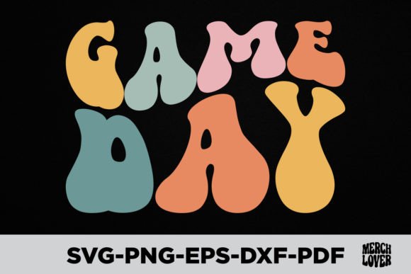 Retro Groovy Game Day Graphics & T-Shirt Designs