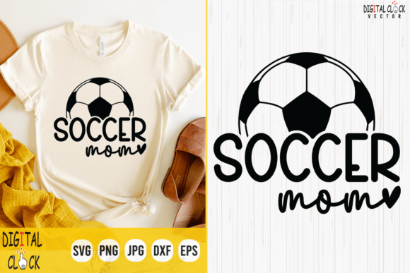 Soccer Mom Game Day Graphics & T-Shirt Designs